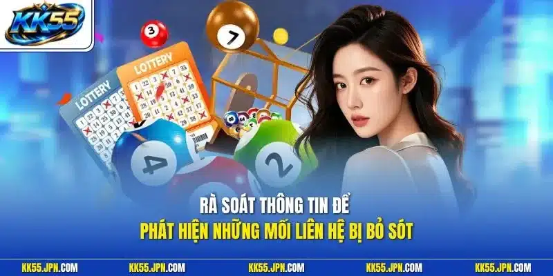 Rà soát thông tin để phát hiện những mối liên hệ bị bỏ sót